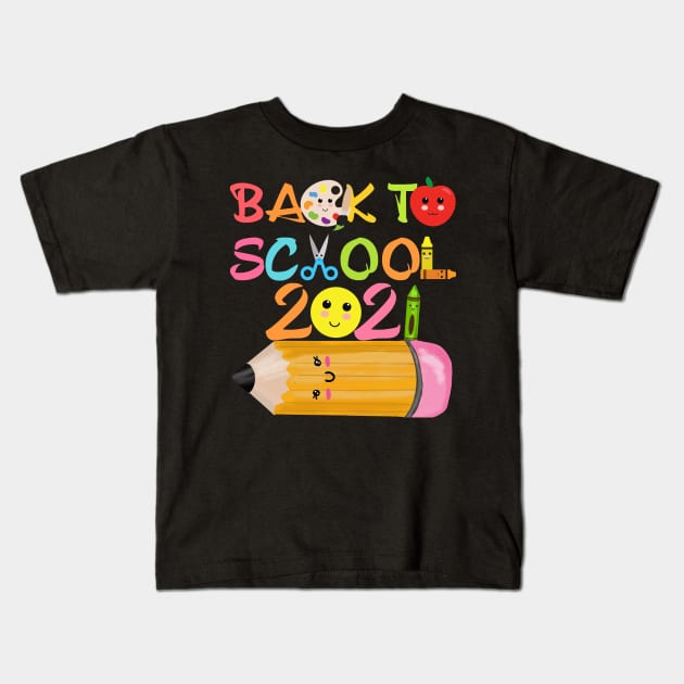 Back to school 2021 Kids T-Shirt by sevalyilmazardal